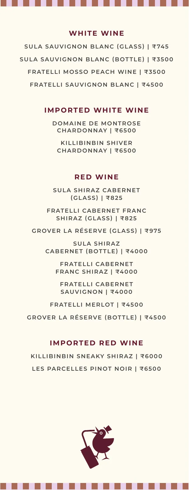 CherryPond Cocktails menu, page 7 of 11