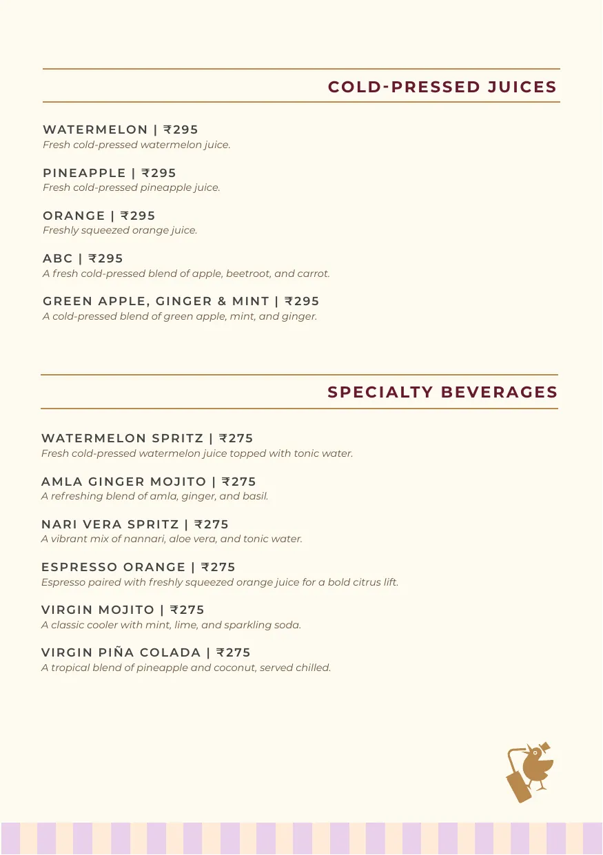 CherryPond Coffee & Craft Drinks menu, page 4 of 7