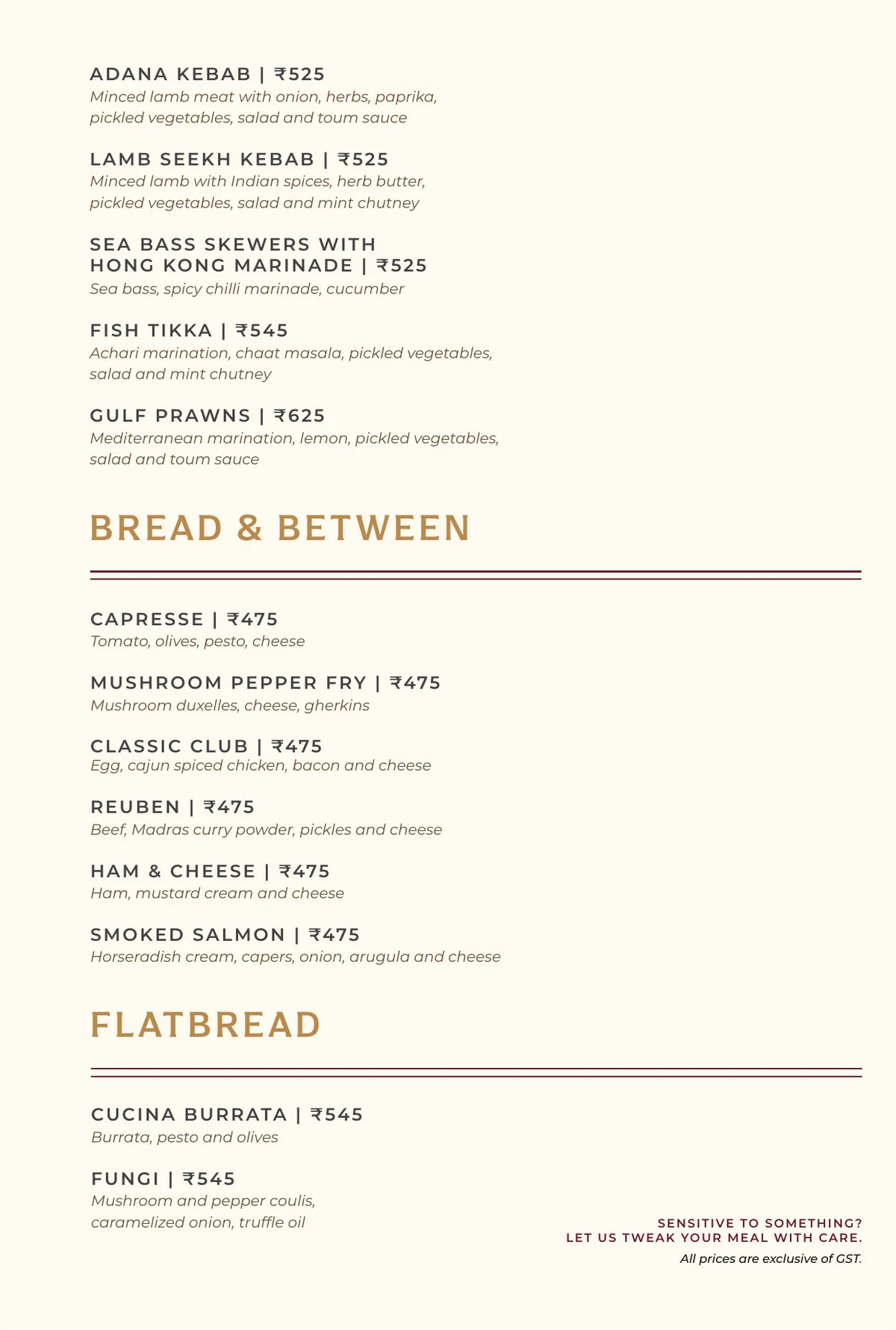 CherryPond Lunch & Dinner menu, page 4 of 7