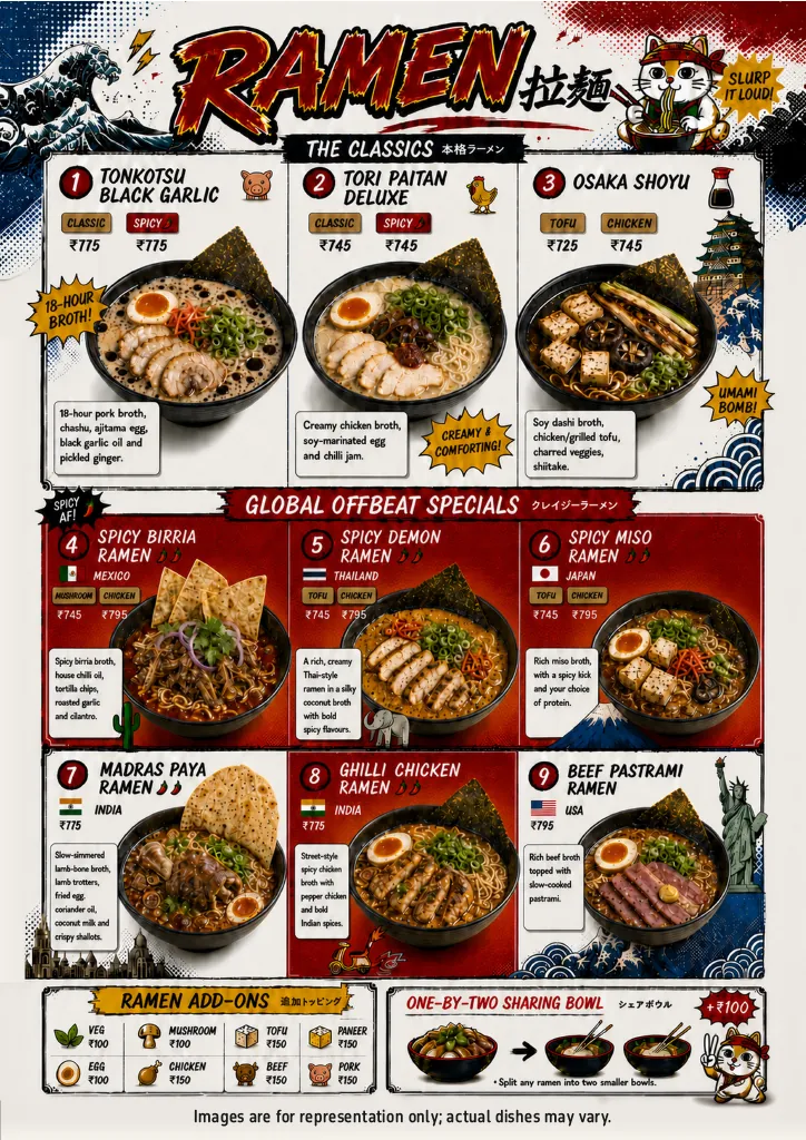 Double Dashi Food menu, page 3 of 4