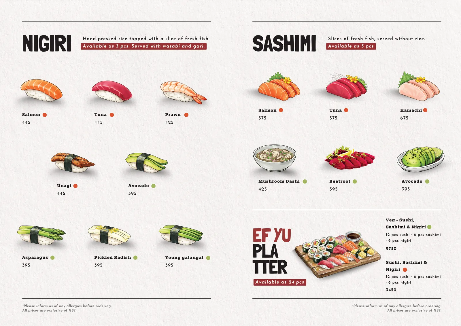 FUFU Food menu, page 5 of 13