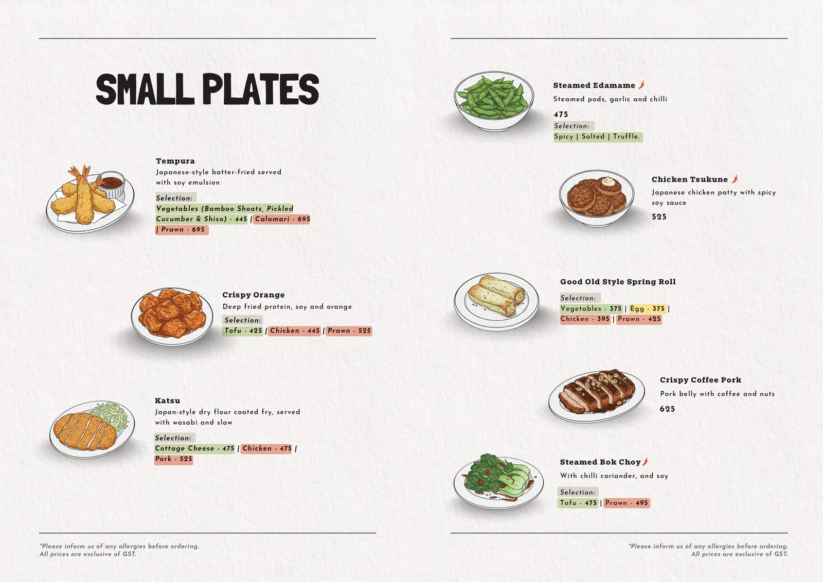 FUFU Food menu, page 10 of 13