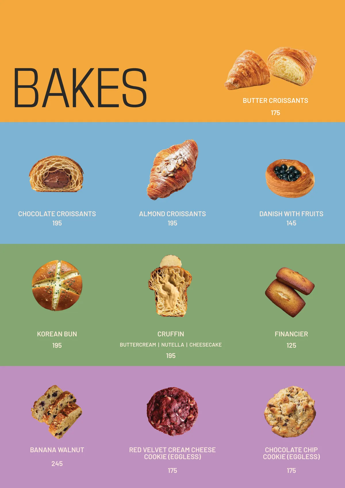 SORTD Dessert menu, page 2 of 2