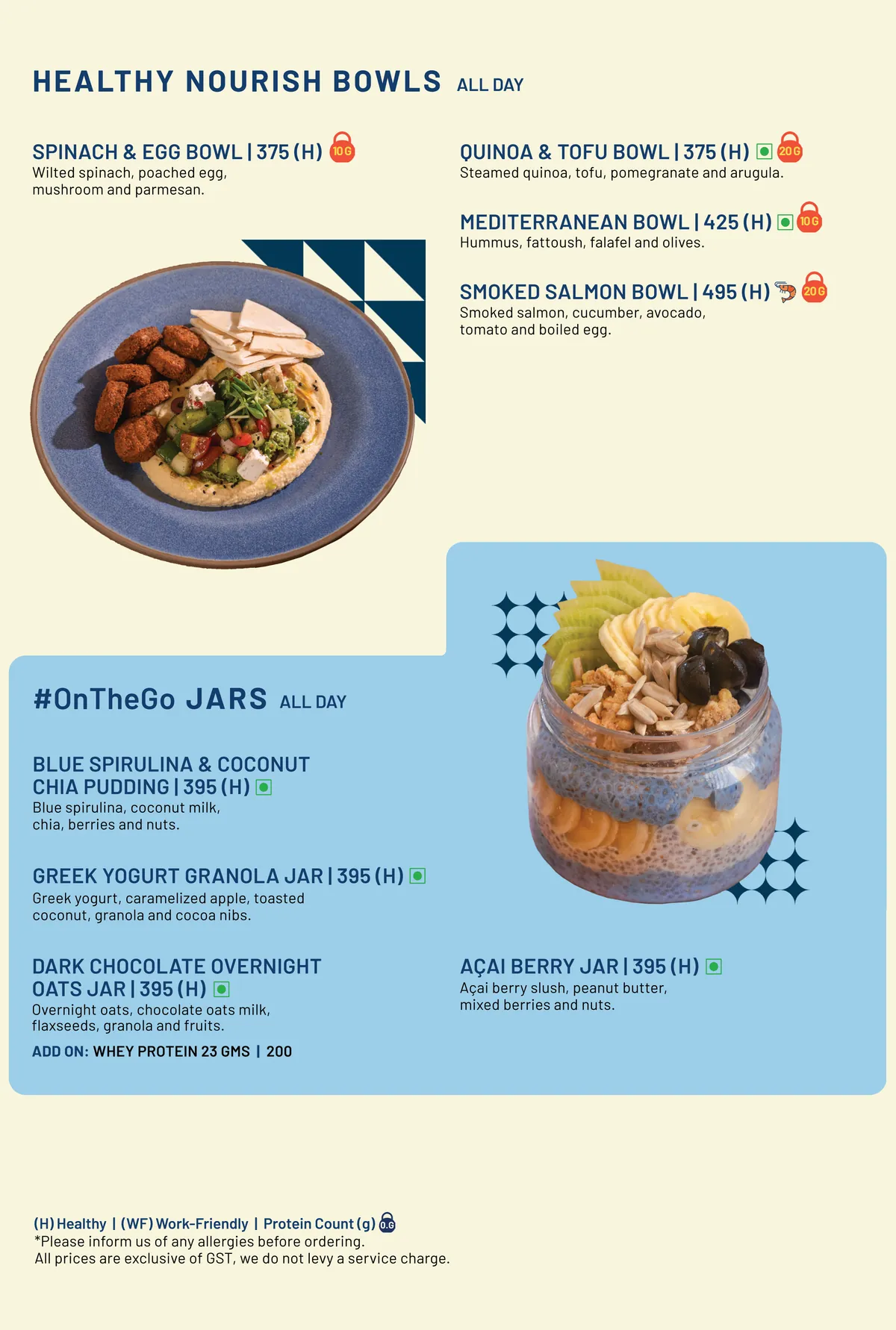 SORTD Food menu, page 4 of 10