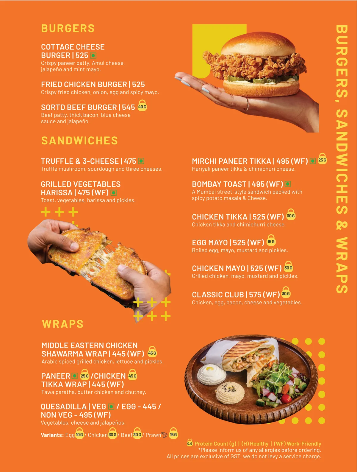 SORTD Food menu, page 7 of 10