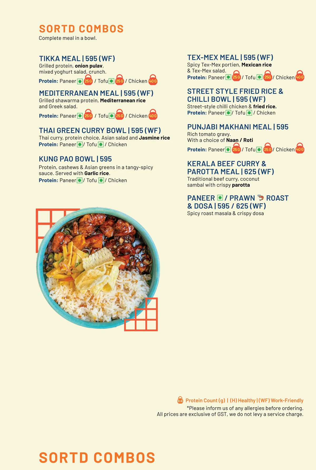SORTD Food menu, page 10 of 10